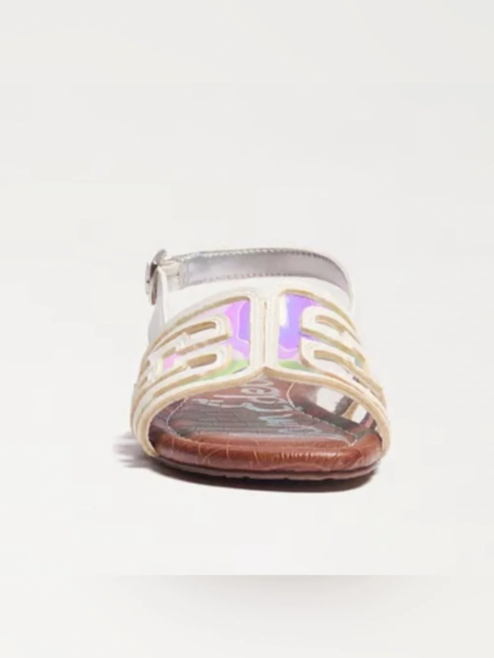 NWT Sam Edelman kids white Bella Slingy sandal